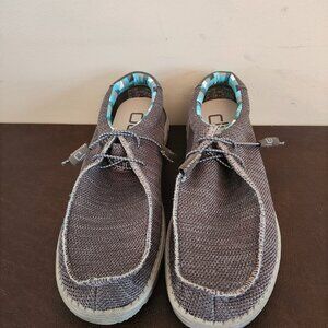 Hey Dude Men's Wally Sox Loafer in Charcoal Size 11